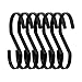 Algopix Similar Product 16 - SumDirect 10pcs 4 Inch Black Medium