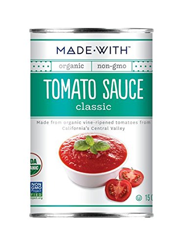 Algopix Similar Product 11 - MadeWith Organic Tomato Sauce 15 Ounce