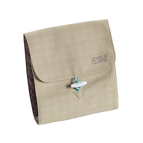 Algopix Similar Product 17 - Lewis N Clark Jewelry Roll, Beige/Mint