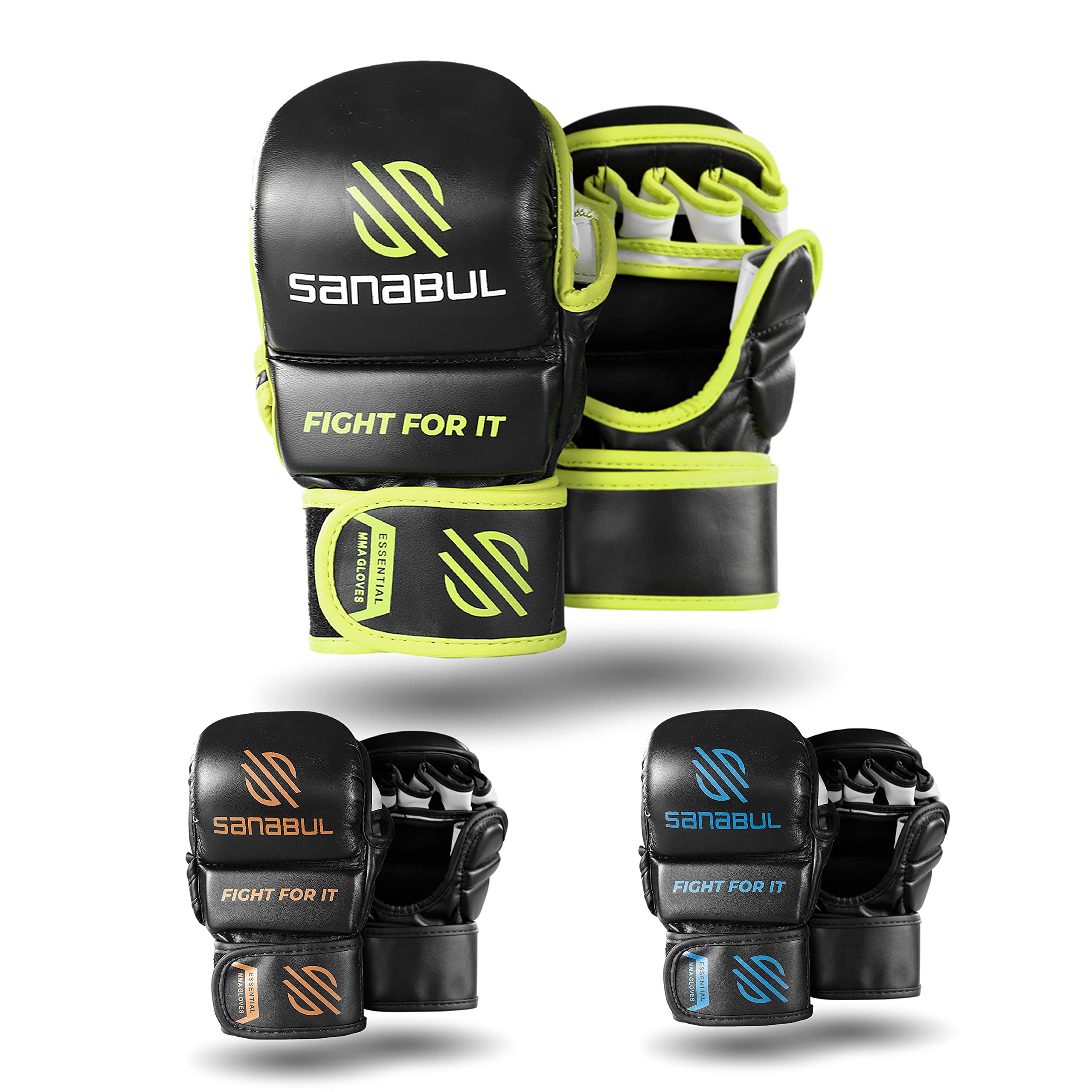 Algopix Similar Product 15 - Sanabul Essential 7 oz MMA Gloves Men 
