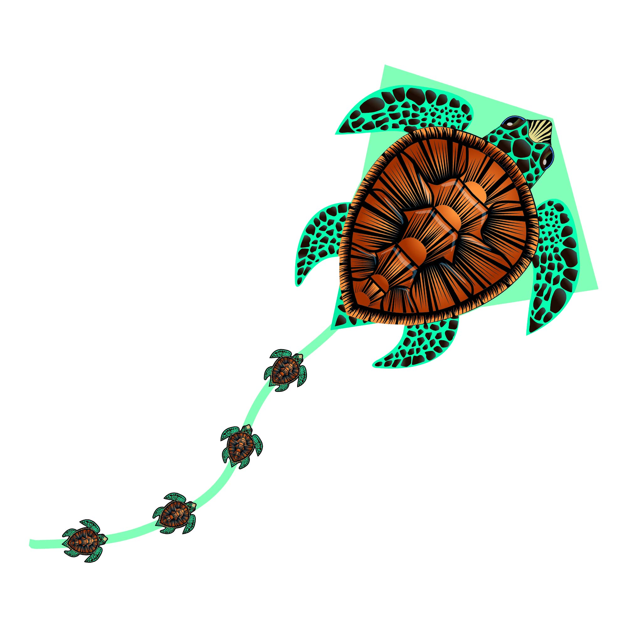 Algopix Similar Product 11 - X Kites DLX Diamond Turtle Kite with
