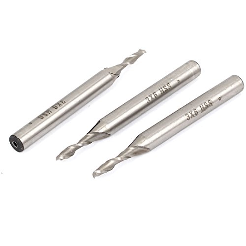 Algopix Similar Product 19 - uxcell 3mm Cutting Dia 6mm Shank 2