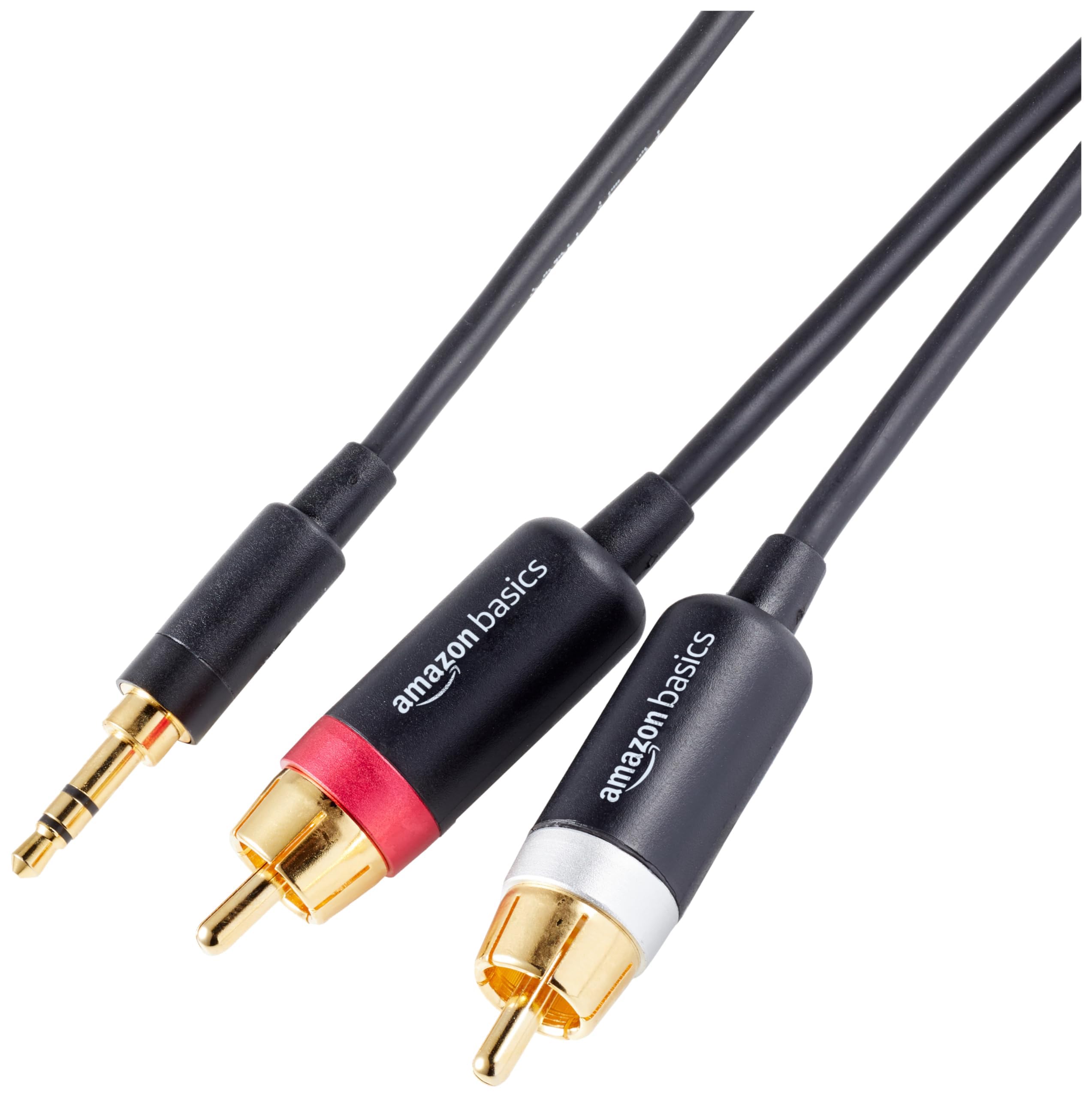 Algopix Similar Product 2 - Amazon Basics 35mm to 2Male RCA