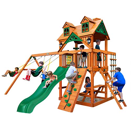 Algopix Similar Product 18 - Gorilla Playsets Chateau Swing Set with