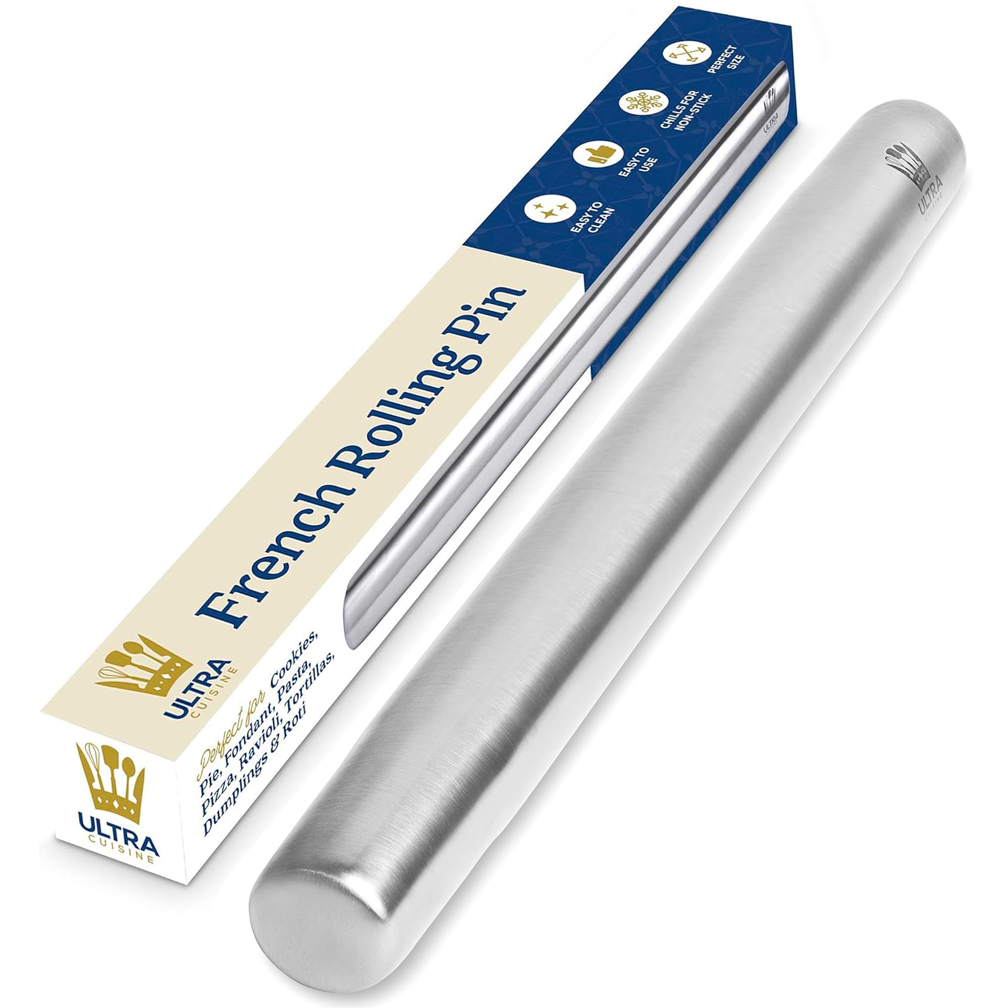 Algopix Similar Product 5 - Ultra Cuisine French Rolling Pin for
