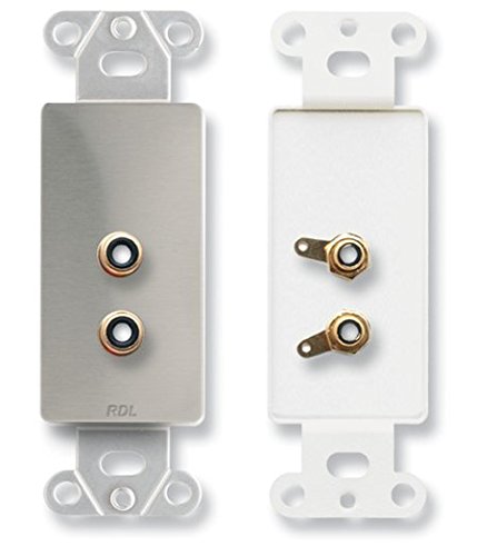 Algopix Similar Product 14 - 2 RDL DSPHN2 Dual RCA Jacks on Decora