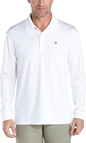 Algopix Similar Product 10 - Coolibar UPF 50 Mens Golf Polo Sun