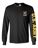 Algopix Similar Product 9 - US Army long sleeve Tshirt Black