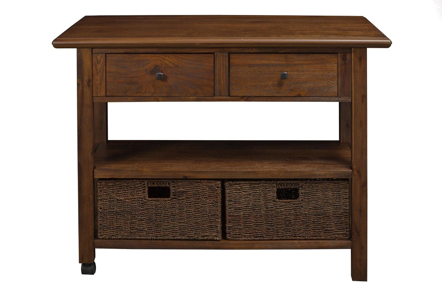 Algopix Similar Product 14 - Alpine Furniture Caldwell Wood Kitchen