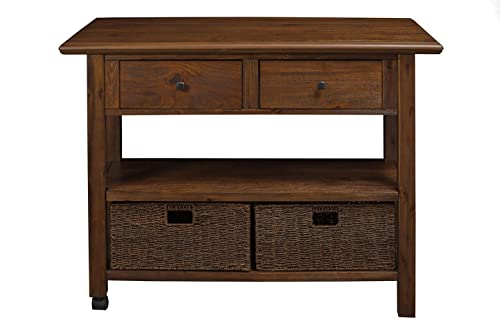 Algopix Similar Product 14 - Alpine Furniture Caldwell Wood Kitchen