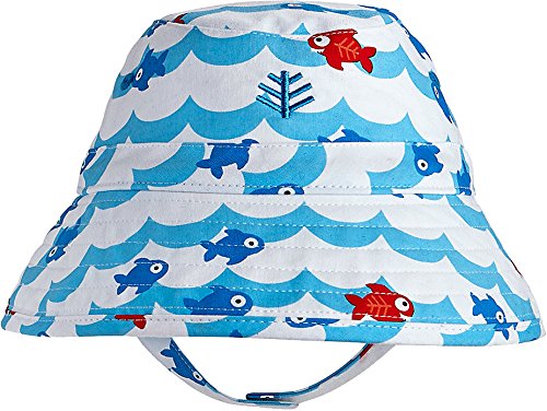 Algopix Similar Product 1 - Coolibar UPF 50 Baby Cotton Cap  Sun