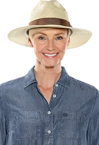 Algopix Similar Product 4 - Coolibar UPF 50 Mens Womens Panama