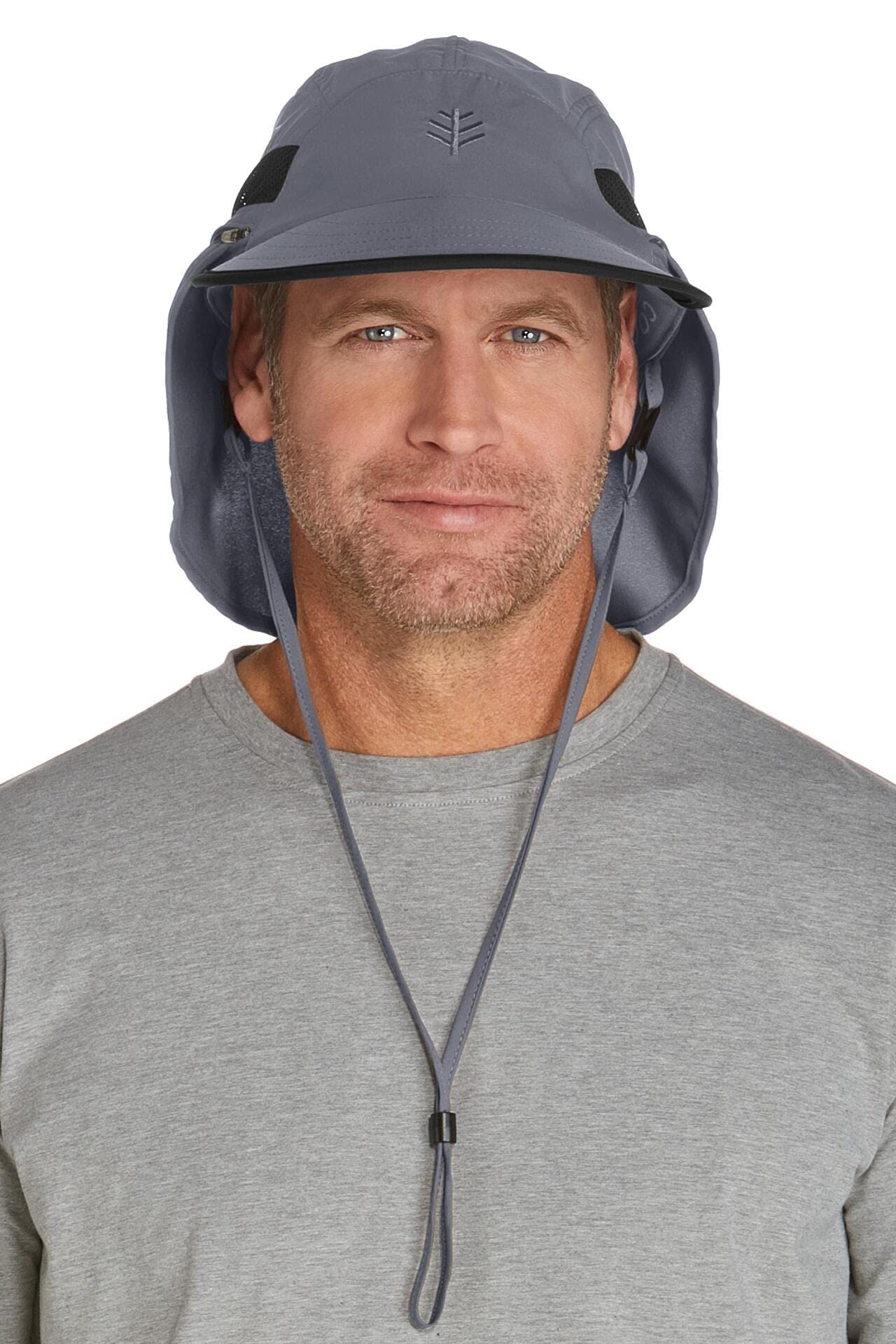 Algopix Similar Product 15 - Coolibar UPF 50 Mens Caleb