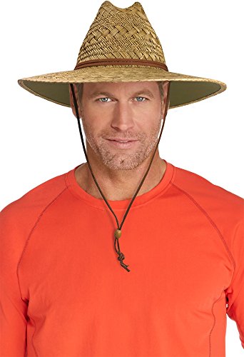 Algopix Similar Product 13 - Coolibar UPF 50 Mens Bondi Straw