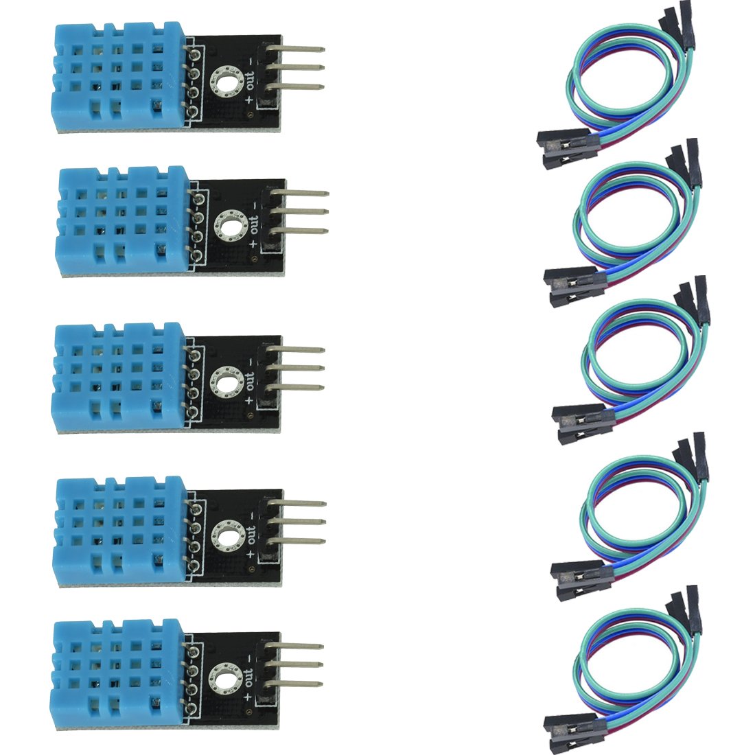 Algopix Similar Product 17 - HiLetgo 5pcs DHT11 Digital Temperature
