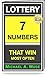 Algopix Similar Product 10 - LOTTERY BOOK 7 Numbers That WIN The