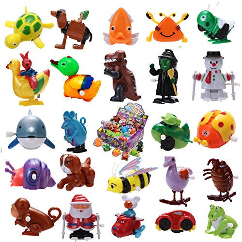 Algopix Similar Product 9 - JOYIN 24 Pieces Assorted Windup Toys