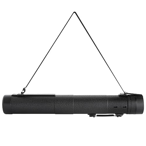 Algopix Similar Product 14 - Juvale Poster Tube with Strap Black