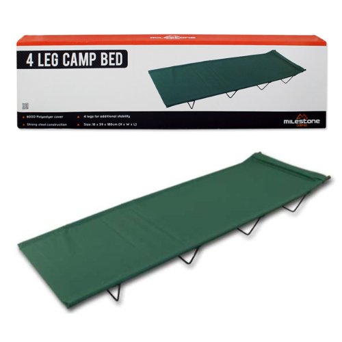 Algopix Similar Product 18 - Milestones 4 Legs Folding Camp Bed