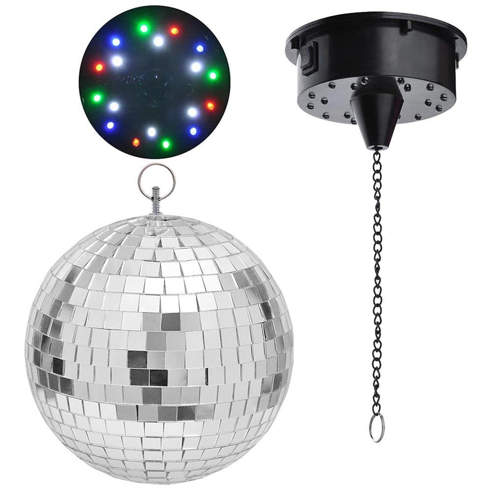 Algopix Similar Product 8 - Yescom 12 Mirror Disco Ball wRotating