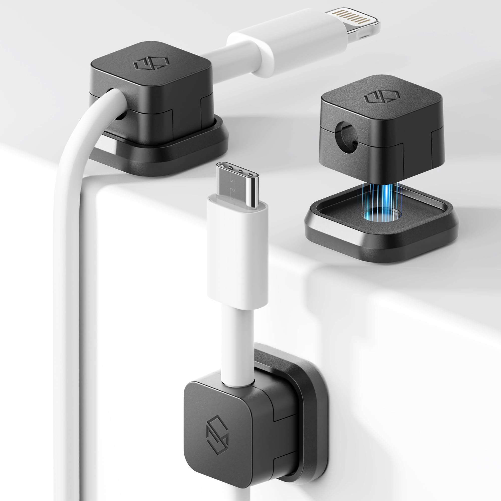 Algopix Similar Product 1 - Sinjimoru Magnetic Cable Clips