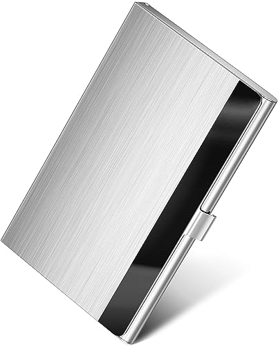 Algopix Similar Product 4 - MaxGear Metal Business Card Holder for