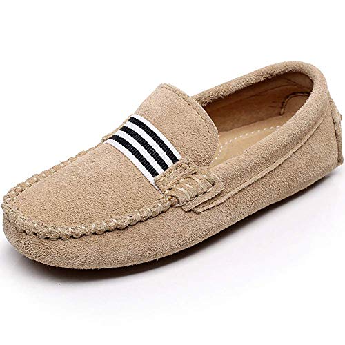 Algopix Similar Product 12 - Shenn Boys Girls Cute Strap SlipOn