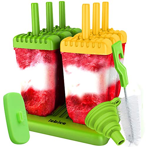 Algopix Similar Product 16 - Lebice Popsicle Molds Set  BPA Free 