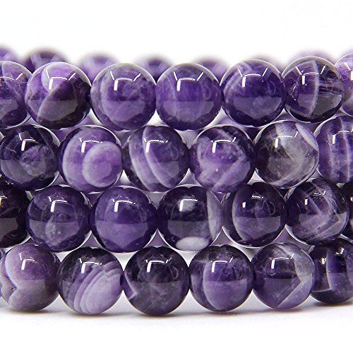 Algopix Similar Product 5 - Natural African Amethyst Gemstone 8mm
