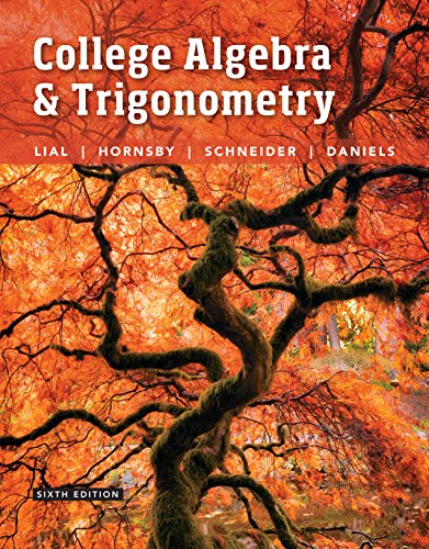 Algopix Similar Product 9 - College Algebra and Trigonometry