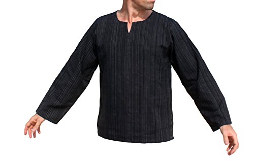 Algopix Similar Product 4 - RaanPahMuang Brand Striped Cotton Shirt