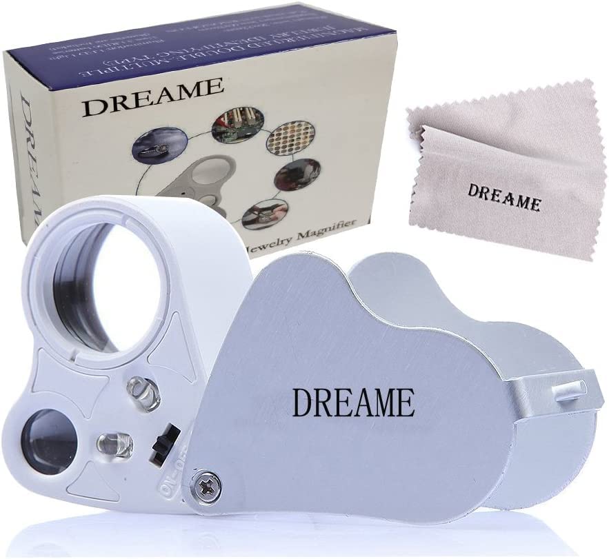 Algopix Similar Product 15 - DREAME 30X 60X LED Light Illuminated