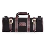 Algopix Similar Product 4 - Boldric Khaki Canvas 17 Pocket Knife Bag