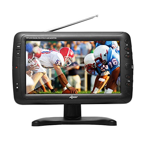 Algopix Similar Product 14 - Axess Portable TV 9 Battery Powered