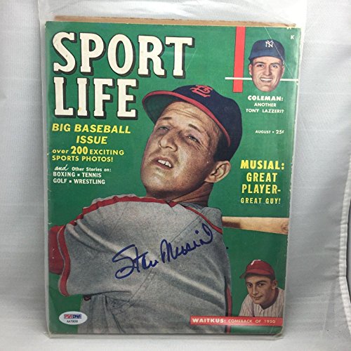 Algopix Similar Product 1 - Stan Musial Signed 1950 Baseball Life