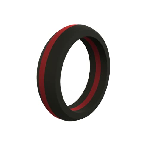Algopix Similar Product 7 - QALO Womens Rubber Silicone Ring