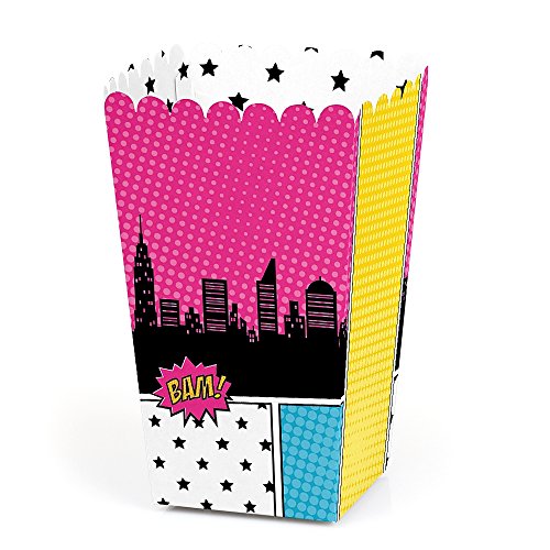 Algopix Similar Product 15 - Big Dot of Happiness Bam Girl Superhero