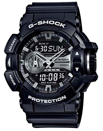 Algopix Similar Product 19 - Casio GShock Black and SilverTone