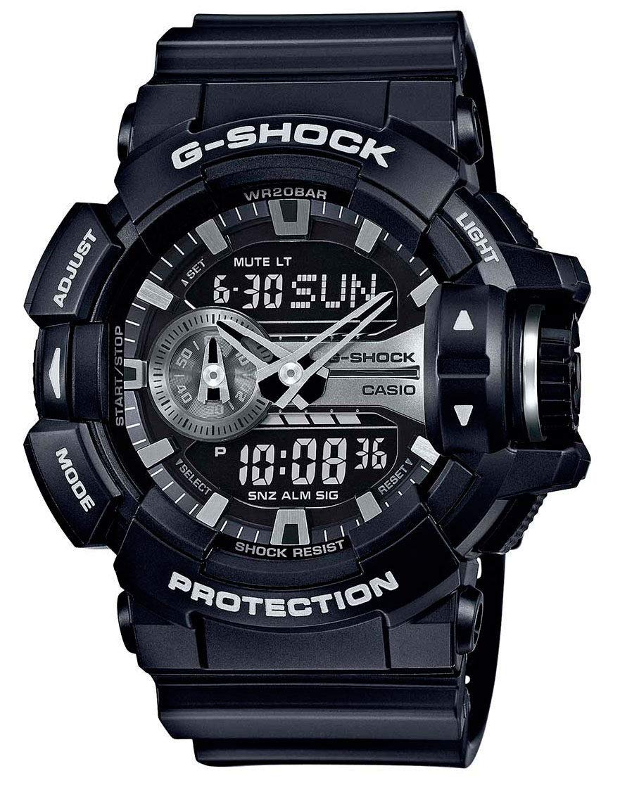 Algopix Similar Product 5 - Casio GShock Black and SilverTone