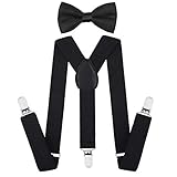 Algopix Similar Product 4 - AWAYTR Child Kids Suspenders Bowtie Set