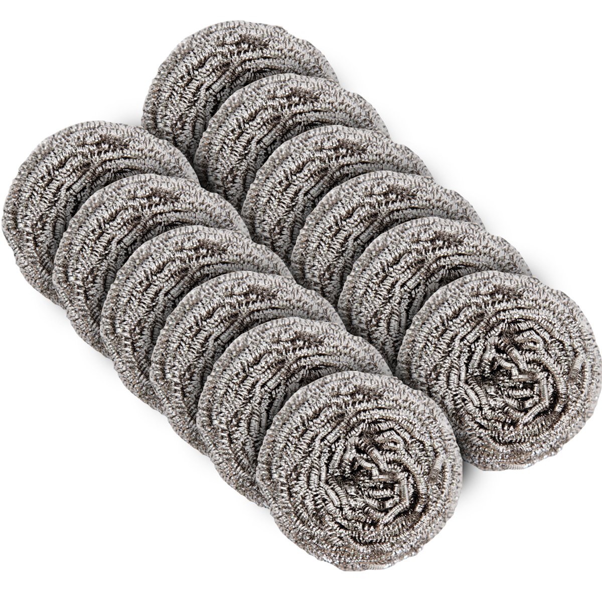 Algopix Similar Product 8 - MRSIGA Stainless Steel ScourerPack of