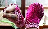 Algopix Similar Product 17 - Pink Glove Length DragonSwag Gauntlets