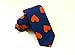 Algopix Similar Product 10 - Blue Necktie with Red Hearts Pattern