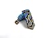 Algopix Similar Product 2 - Blue Necktie with Blue Black and