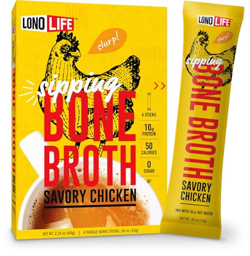 Algopix Similar Product 16 - LonoLife Chicken Bone Broth Powder Mix