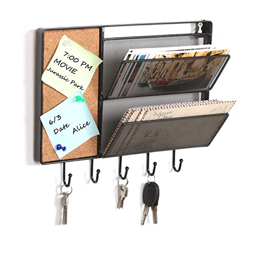 Algopix Similar Product 12 - MyGift 12 x 10 Inch Wall Mounted Black