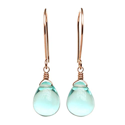Algopix Similar Product 7 - Kahili Creations Sky Blue Earrings