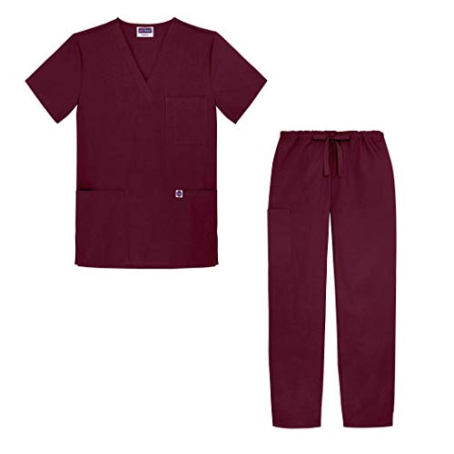 Algopix Similar Product 5 - Sivvan Unisex Classic Scrub Set VNeck