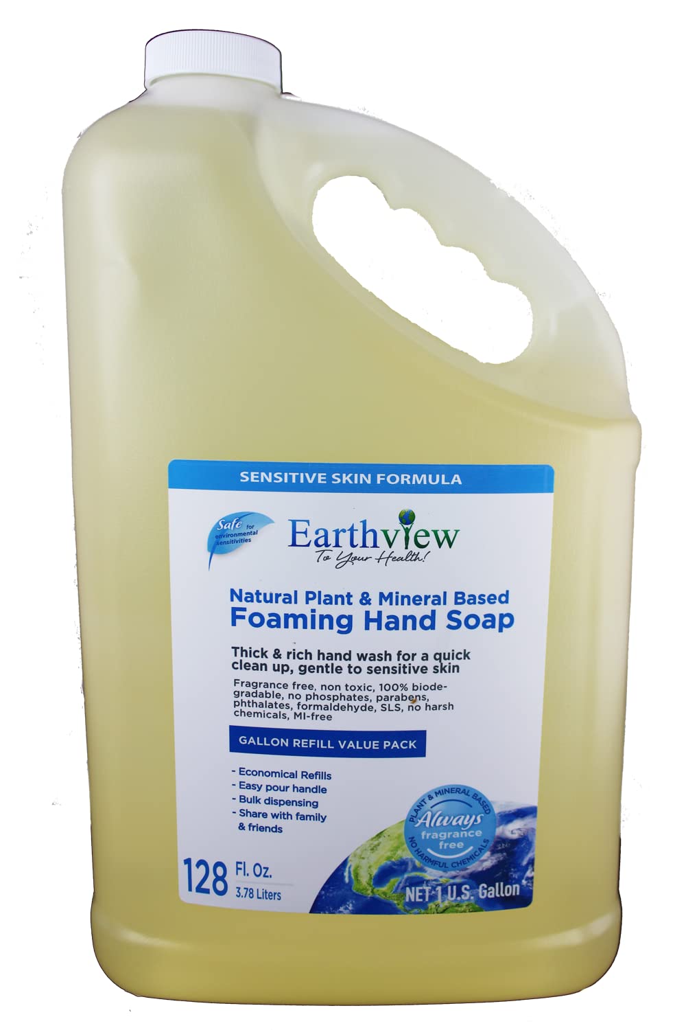 Algopix Similar Product 3 - Earthview Fragrance Free Foaming Hand