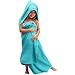 Algopix Similar Product 6 - Princess Baby Bath Towel Ice Blue